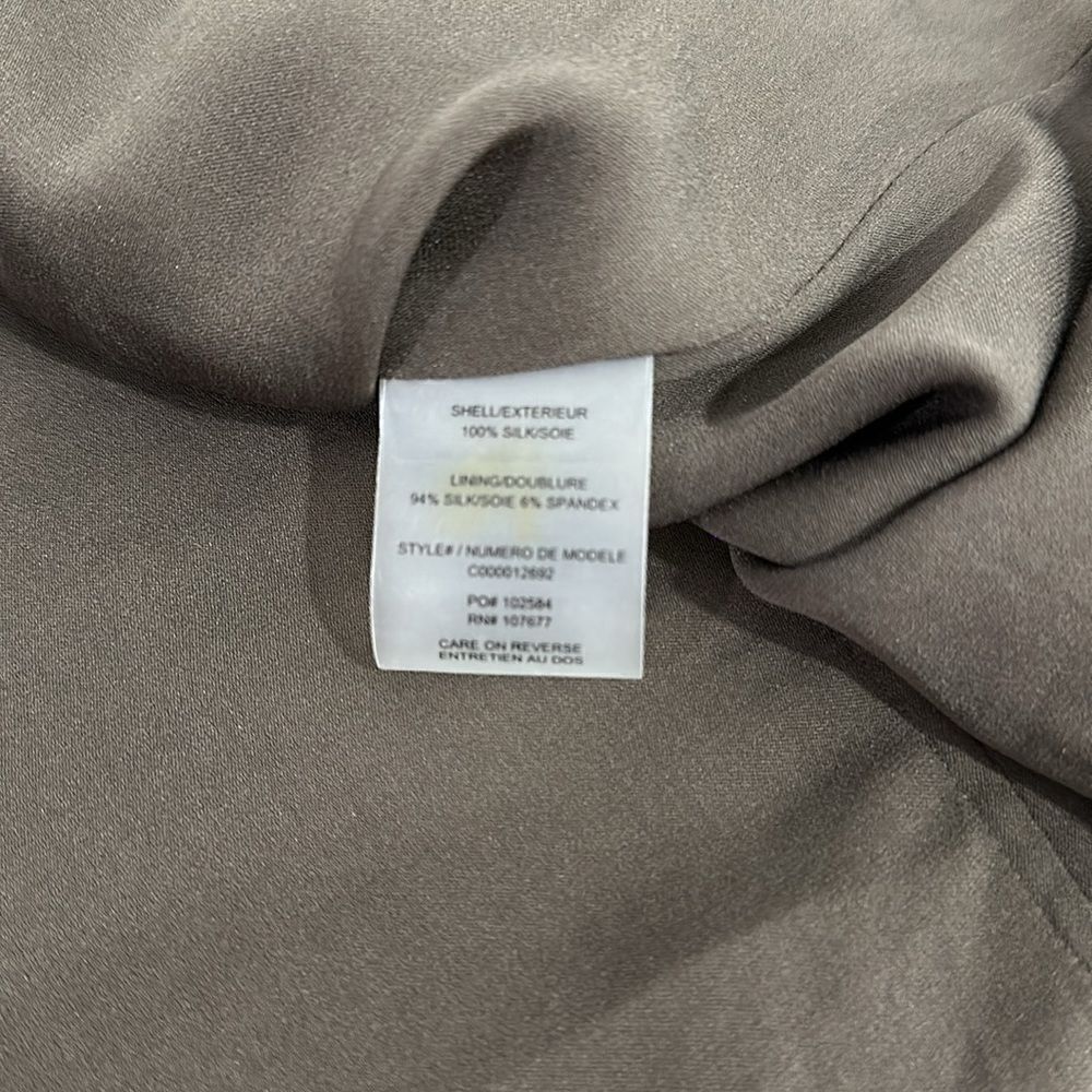 Alice + Olivia Silk Sleeveless Gray And Dark Pist… - image 6